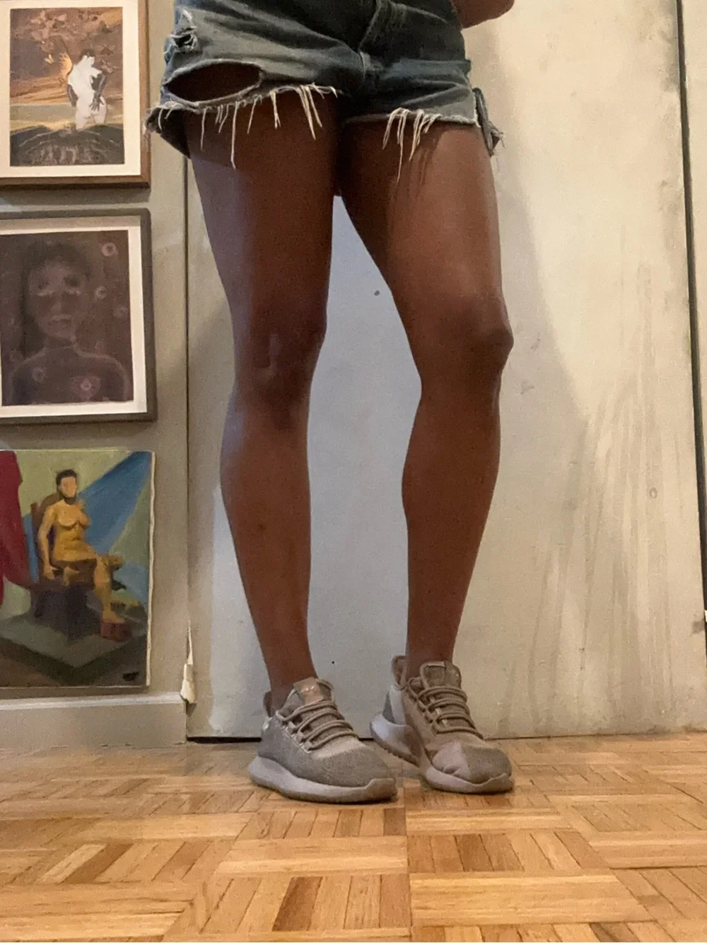 Adidas Knit Lace-Up Sneakers